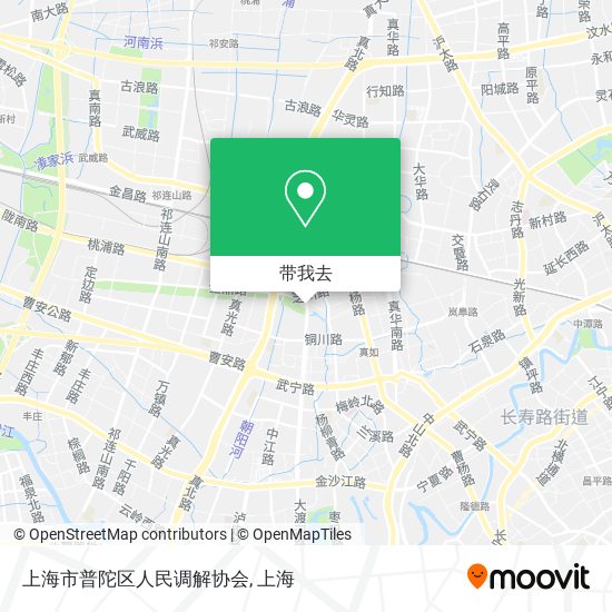 上海市普陀区人民调解协会地图