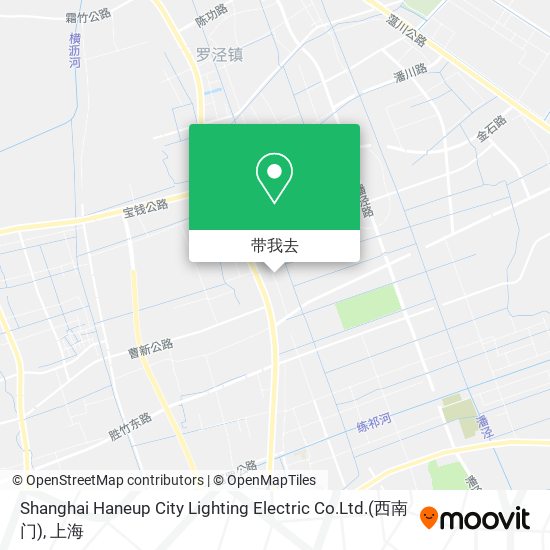 Shanghai Haneup City Lighting Electric Co.Ltd.(西南门)地图