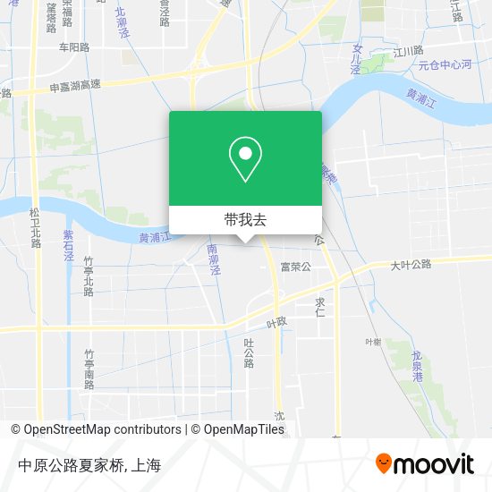 中原公路夏家桥地图