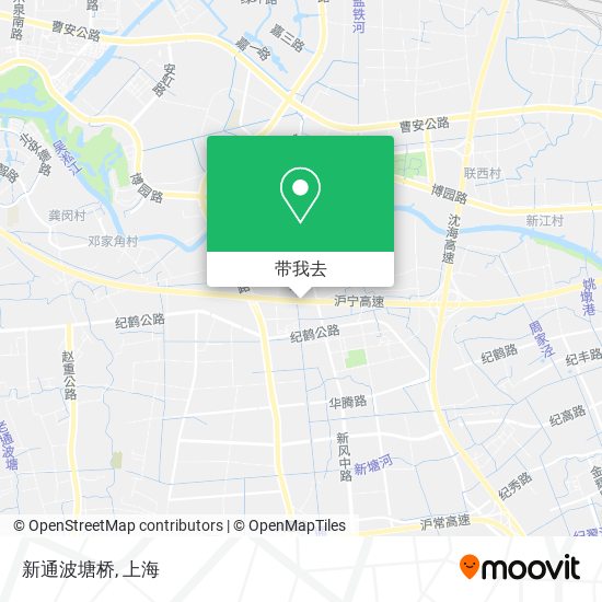 新通波塘桥地图