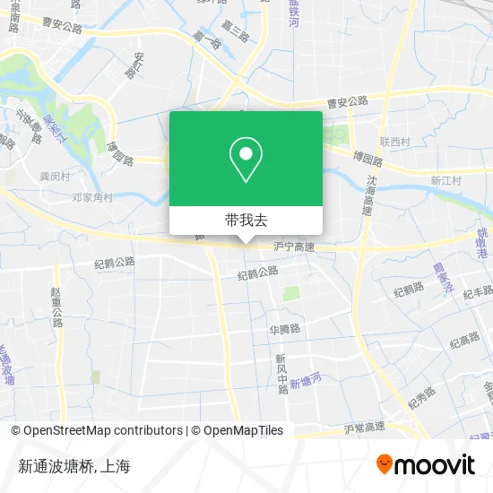 新通波塘桥地图