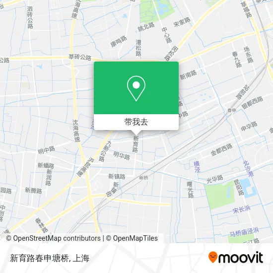 新育路春申塘桥地图