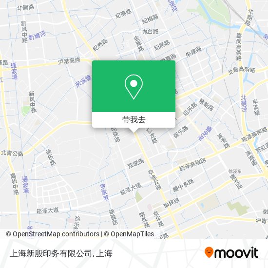 上海新殷印务有限公司地图