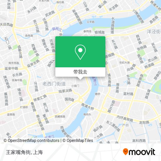 王家嘴角街地图
