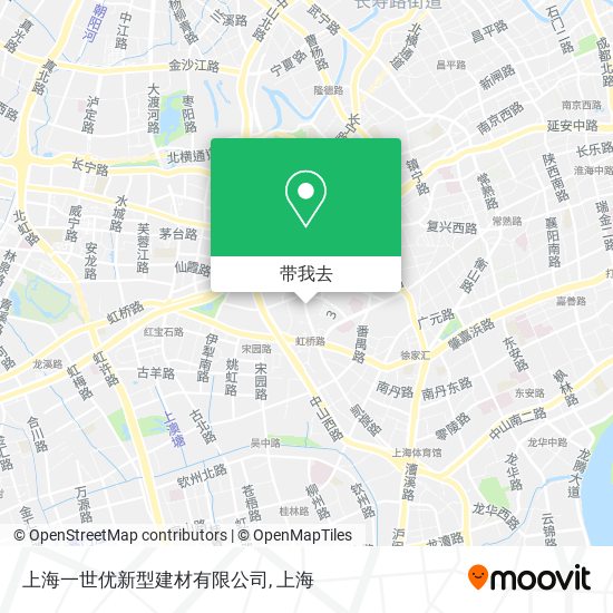 上海一世优新型建材有限公司地图