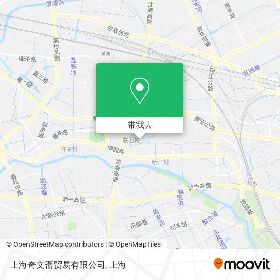 上海奇文斋贸易有限公司地图