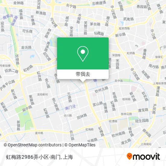 虹梅路2986弄小区-南门地图