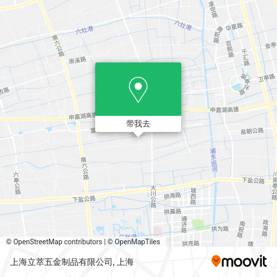 上海立萃五金制品有限公司地图