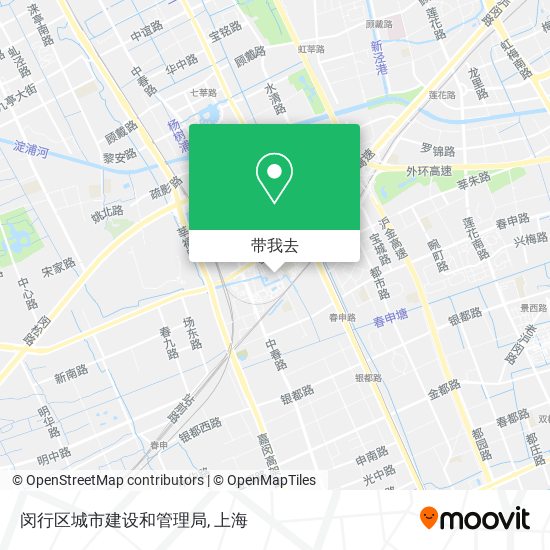 闵行区城市建设和管理局地图