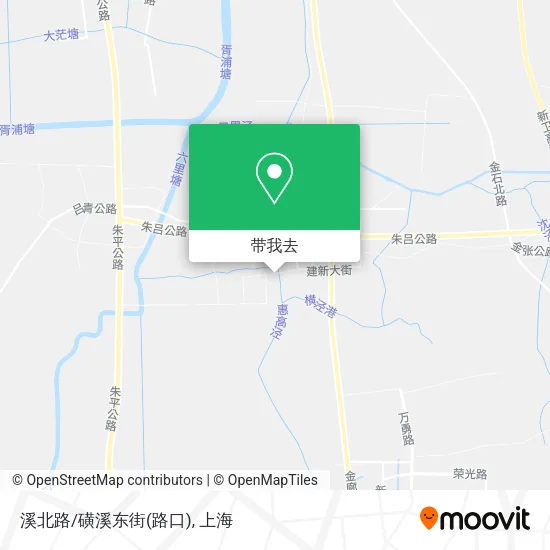 溪北路/磺溪东街(路口)地图