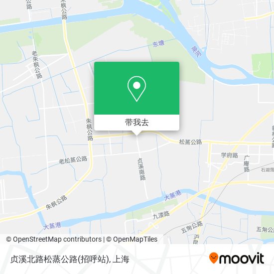 贞溪北路松蒸公路(招呼站)地图