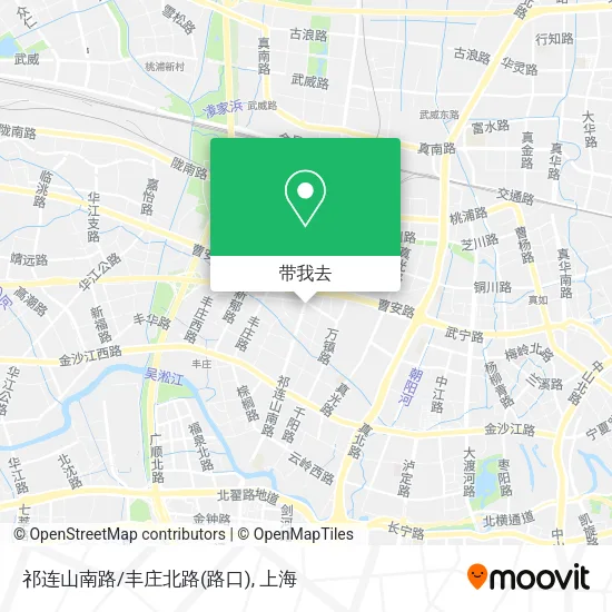 祁连山南路/丰庄北路(路口)地图