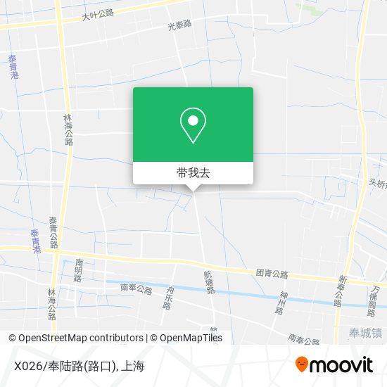 X026/奉陆路(路口)地图