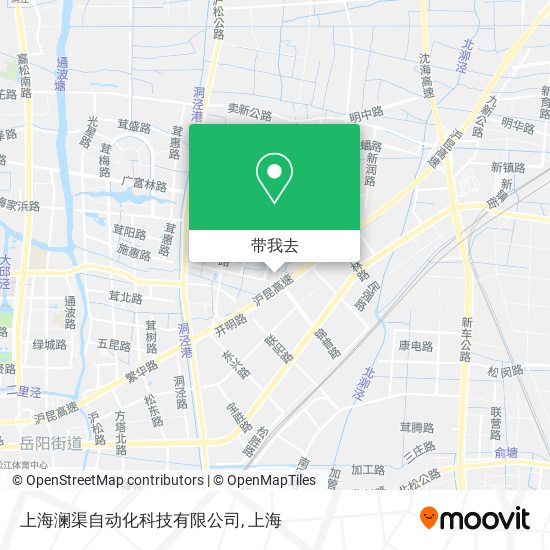 上海澜渠自动化科技有限公司地图