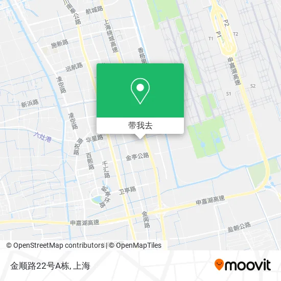 金顺路22号A栋地图