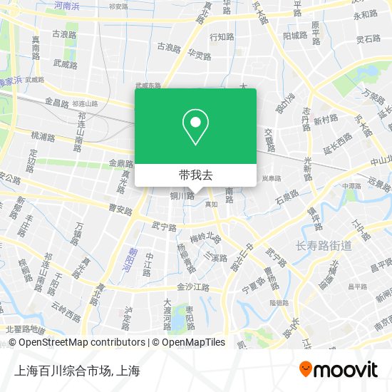 上海百川综合市场地图