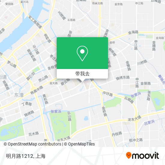 明月路1212地图