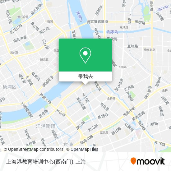 上海港教育培训中心(西南门)地图
