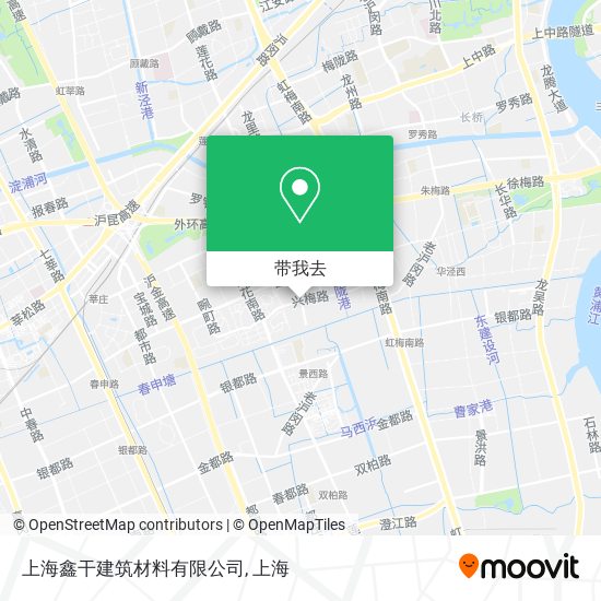 上海鑫干建筑材料有限公司地图