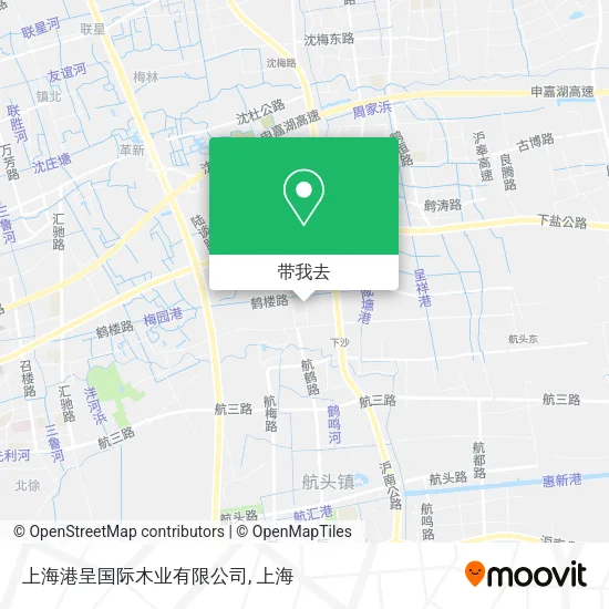 上海港呈国际木业有限公司地图