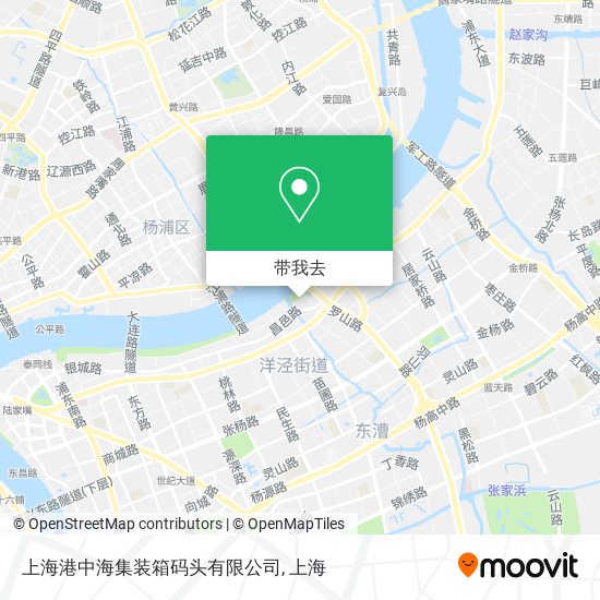 上海港中海集装箱码头有限公司地图