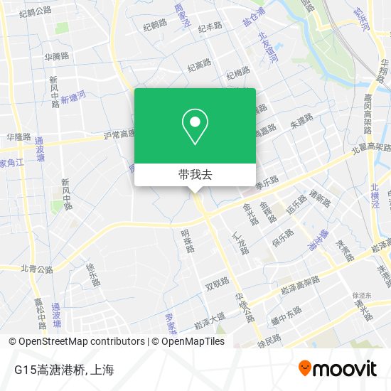 G15嵩溏港桥地图