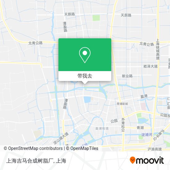 上海吉马合成树脂厂地图