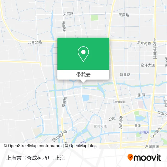 上海吉马合成树脂厂地图