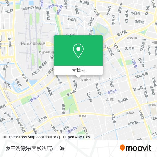 象王洗得好(青杉路店)地图