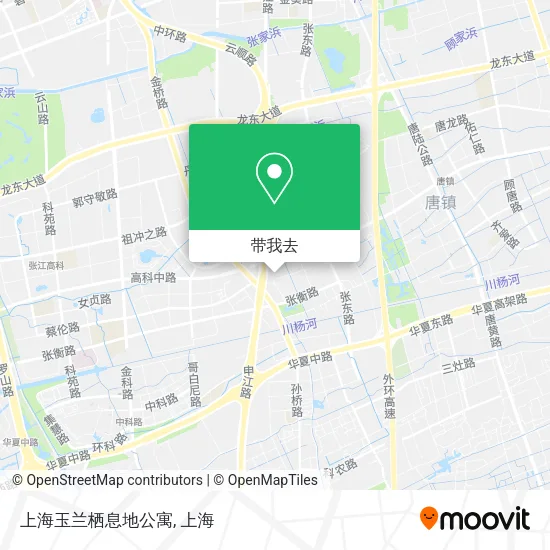 上海玉兰栖息地公寓地图