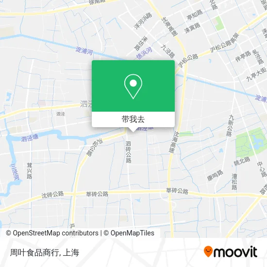 周叶食品商行地图