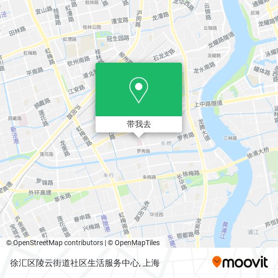 徐汇区陵云街道社区生活服务中心地图