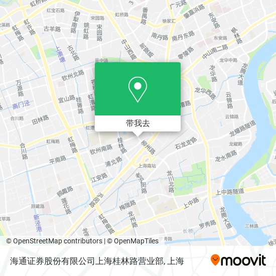 海通证券股份有限公司上海桂林路营业部地图
