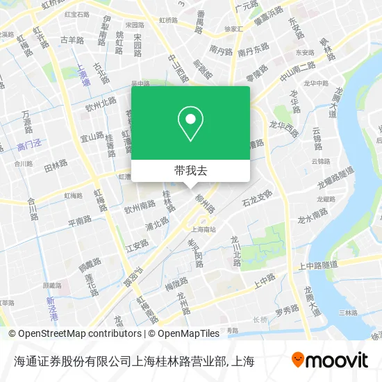 海通证券股份有限公司上海桂林路营业部地图