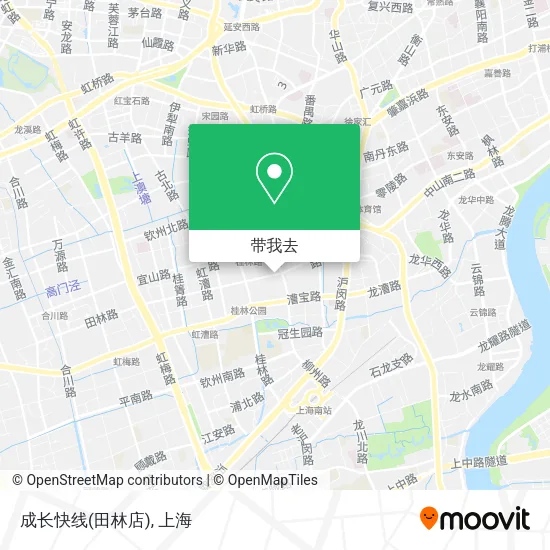 成长快线(田林店)地图