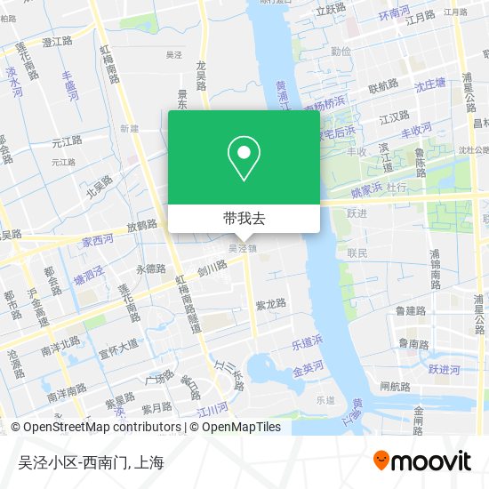 吴泾小区-西南门地图