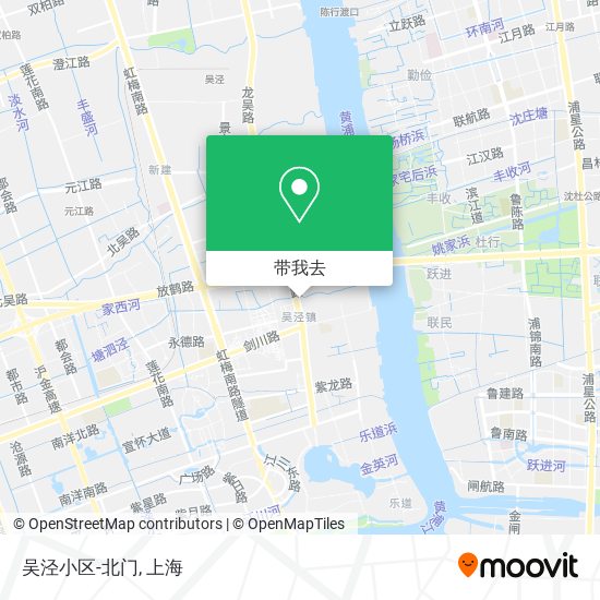 吴泾小区-北门地图