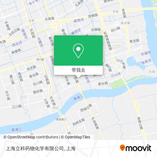 上海立科药物化学有限公司地图