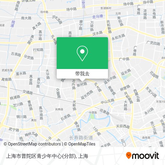 上海市普陀区青少年中心(分部)地图