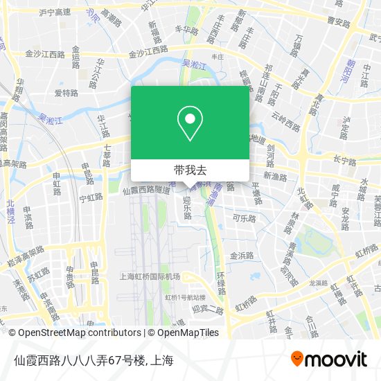 仙霞西路八八八弄67号楼地图