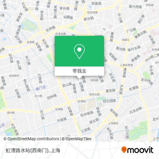 虹漕路水站(西南门)地图