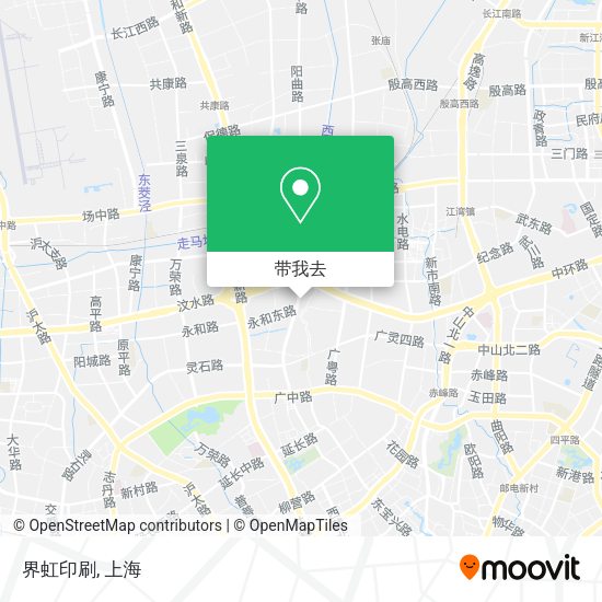 界虹印刷地图