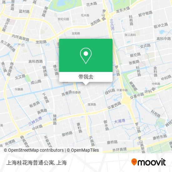 上海桂花海普通公寓地图