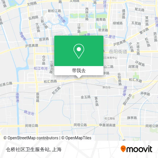 仓桥社区卫生服务站地图