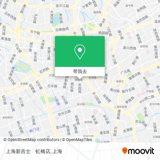上海新吉士　虹橋店地图