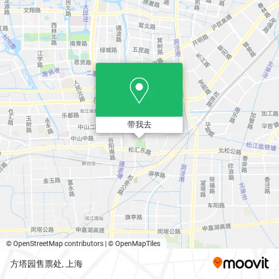 方塔园售票处地图