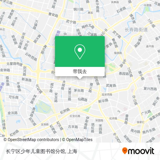 长宁区少年儿童图书馆分馆地图