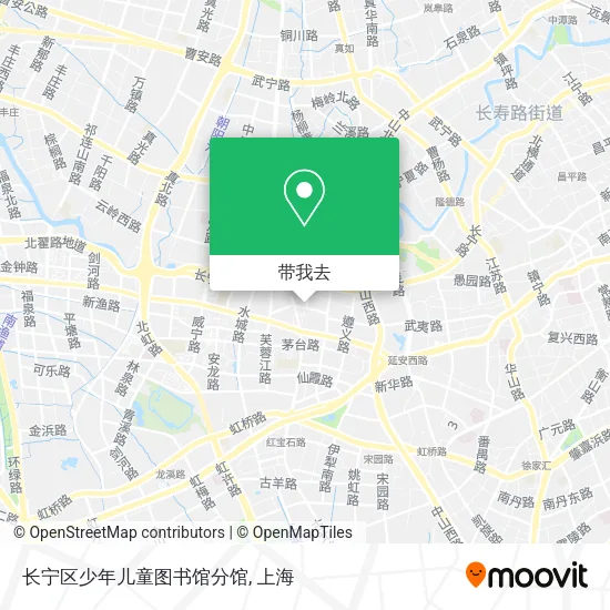 长宁区少年儿童图书馆分馆地图