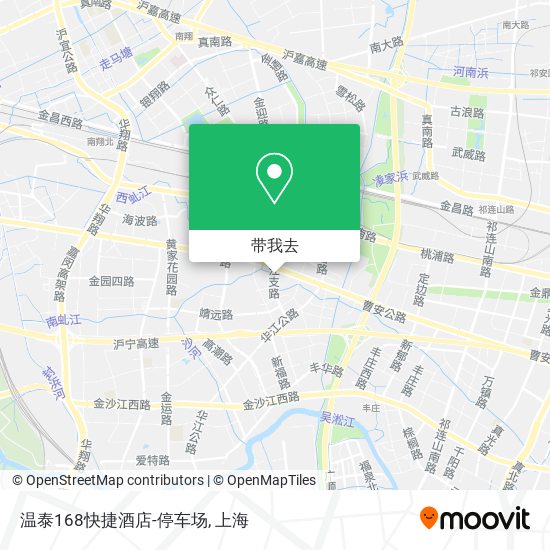 温泰168快捷酒店-停车场地图