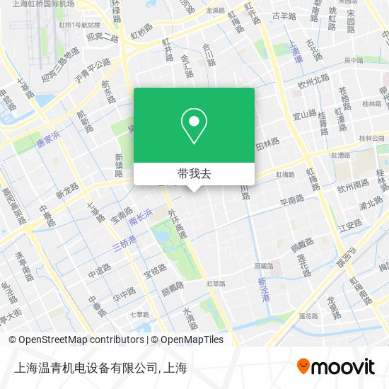 上海温青机电设备有限公司地图